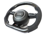 Load image into Gallery viewer, Audi B8.5 S4 S5 RS5 S6 S7 RS7 Carbon Fiber Steering Wheel
