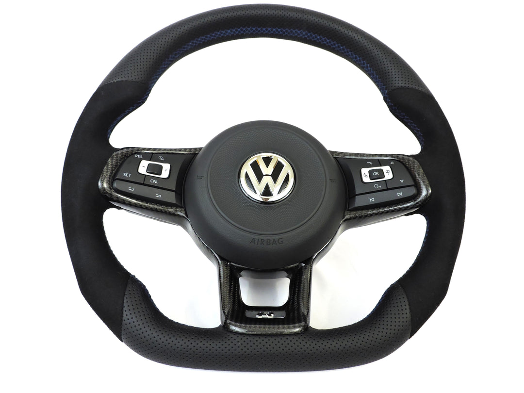 EZT Leather/Alcantara Custom Steering Wheel (VW MK7/MK7.5)