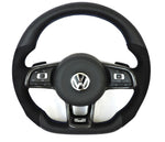 Load image into Gallery viewer, EZT Leather/Alcantara Custom Steering Wheel (VW MK7/MK7.5)
