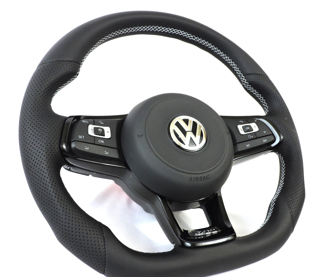 EZT Leather/Alcantara Custom Steering Wheel (VW MK7/MK7.5)