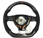 Load image into Gallery viewer, EZT Carbon Fiber-Alcantara Steering Wheel (VW MK5)
