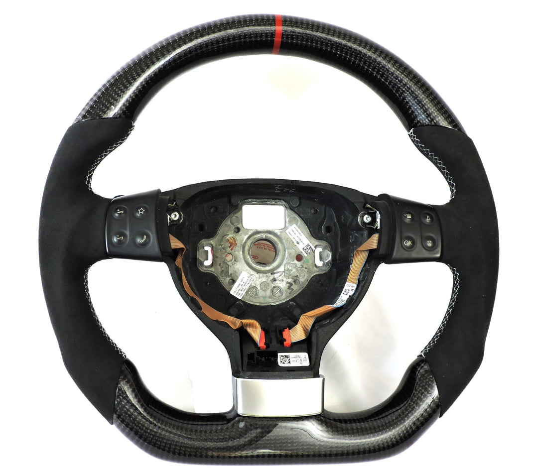 EZT Carbon Fiber-Alcantara Steering Wheel (VW MK5)