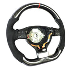 Load image into Gallery viewer, EZT Carbon Fiber-Alcantara Steering Wheel (VW MK5)
