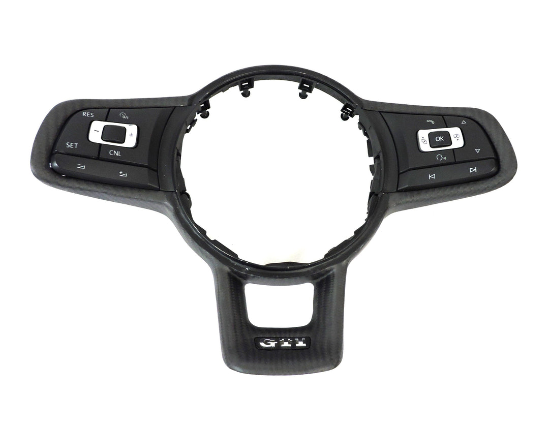 MK7 Carbon Fiber Steering Wheel Trim Ring (MK7 GTI/Golf R/GLI)