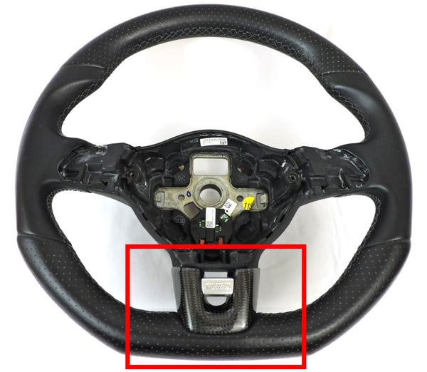 VW MK6 Carbon Fiber Steering Wheel Trim