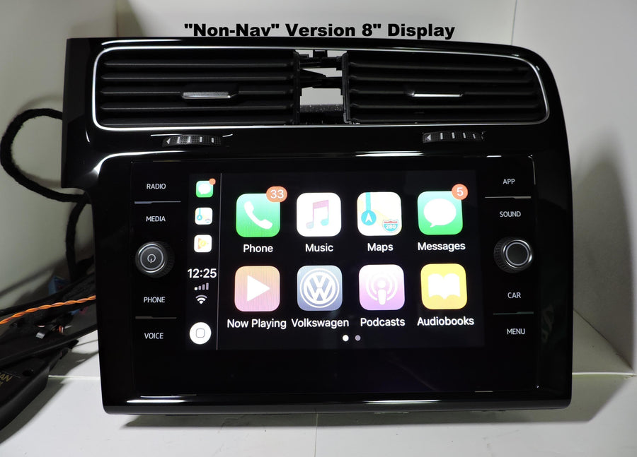 VW MK7 Golf/GTI/Golf R/E-Golf 8" Glass Display Retrofit Kit