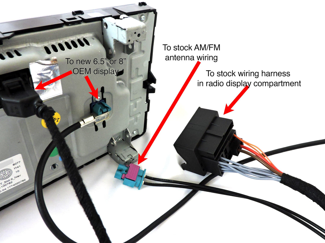 MIB2 Relocation Wiring Harness for MIB2/Discover Pro Retrofit