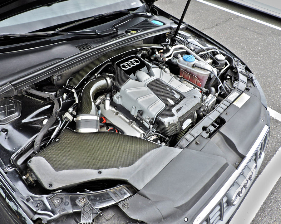 EZT Audi 3.0T S4/S5/A6/A7/Q5/SQ5 Supercharged Carbon Fiber Engine Covers