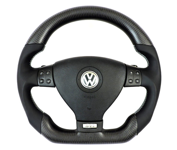EZT Carbon Fiber-Napa Steering Wheel (VW MK5)
