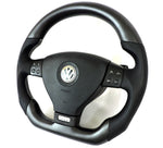 Load image into Gallery viewer, EZT Carbon Fiber-Napa Steering Wheel (VW MK5)
