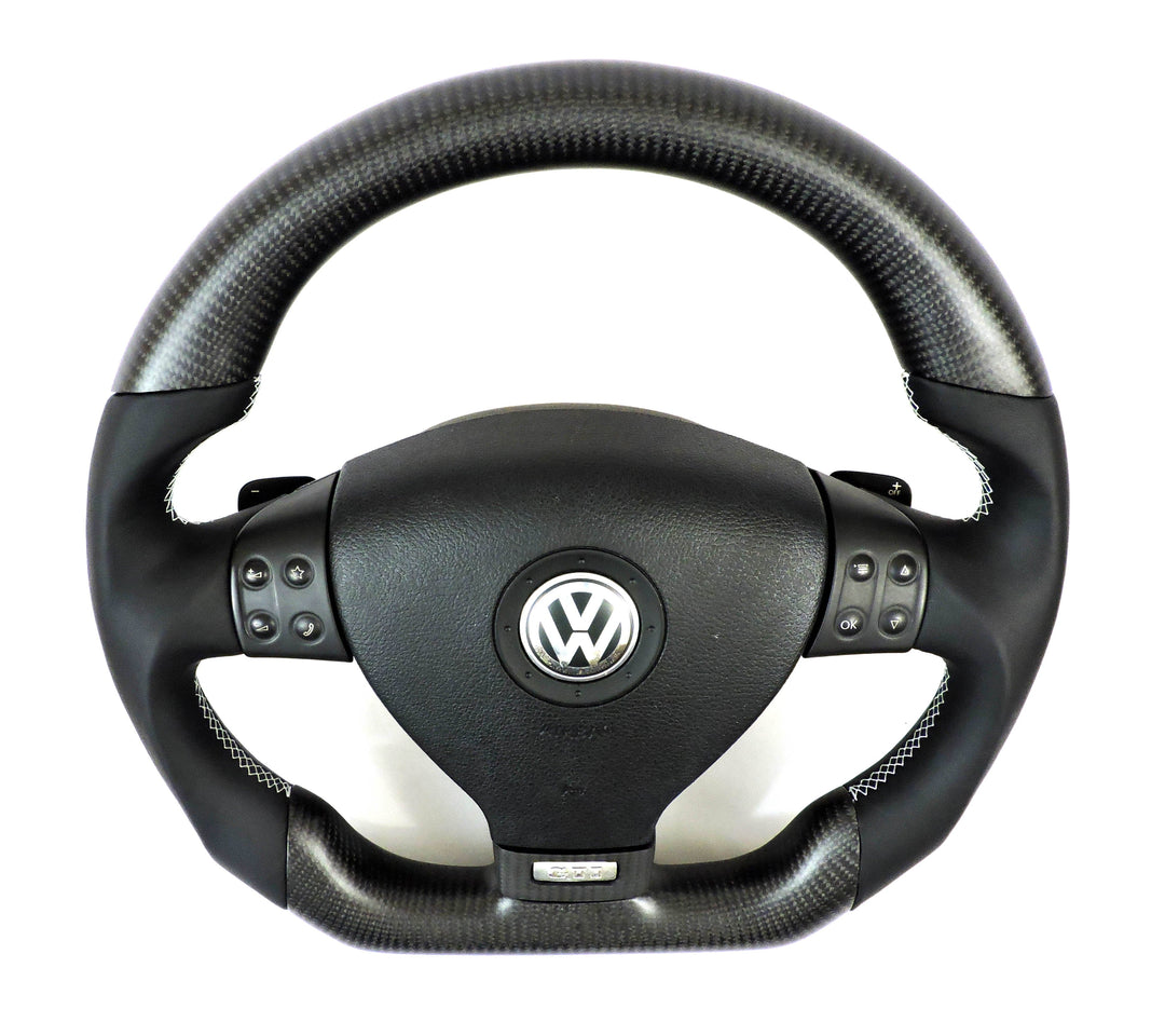 EZT Carbon Fiber-Napa Steering Wheel (VW MK5)