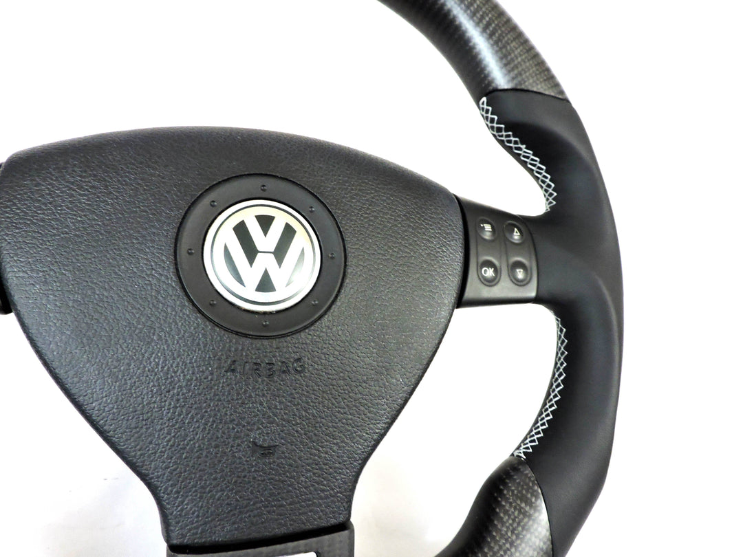 EZT Carbon Fiber-Napa Steering Wheel (VW MK5)