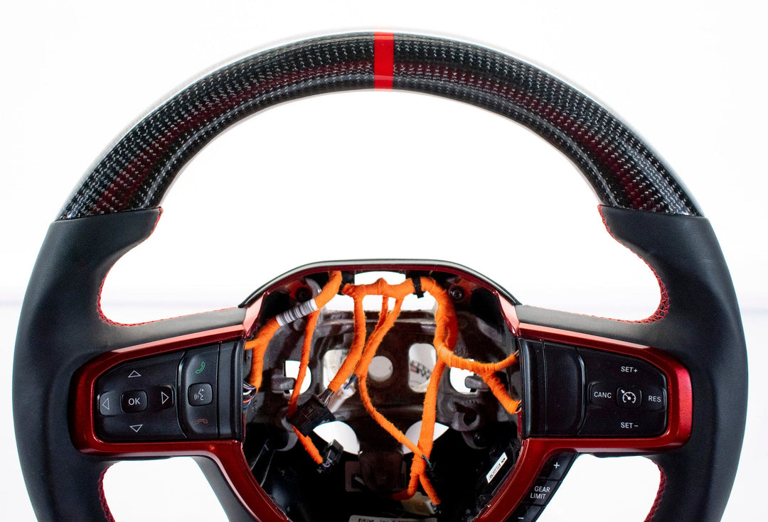 Dodge Ram 2019+ Carbon Edition Steering Wheel