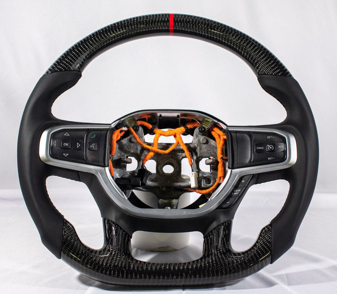 Dodge Ram 2019+ Carbon Edition Steering Wheel