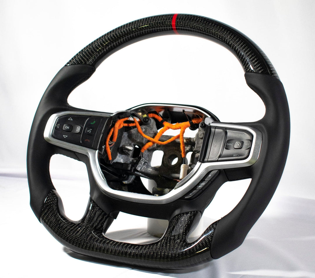 Dodge Ram 2019+ Carbon Edition Steering Wheel