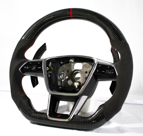 Audi C8 2020+ A6/S6/RS6/A7/S7/RS7 Carbon Edition Steering Wheel