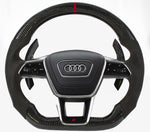 Load image into Gallery viewer, Audi C8 2020+ A6/S6/RS6/A7/S7/RS7 Carbon Edition Steering Wheel
