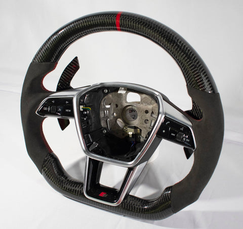 Audi C8 2020+ A6/S6/RS6/A7/S7/RS7 Carbon Edition Steering Wheel