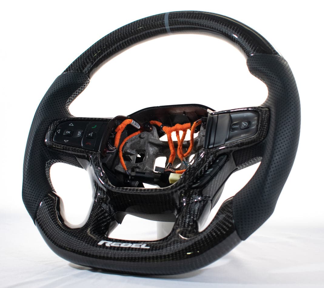 Dodge Ram 2019+ Carbon Edition Steering Wheel