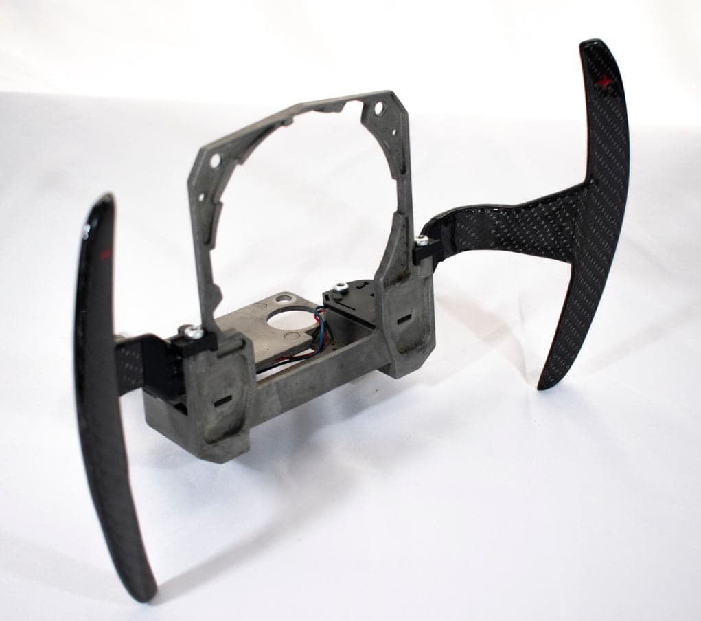 2pcs For Mitsubishi Lancer Car Steering Wheel Paddle Shifter Extension Shift  Paddles Aluminum