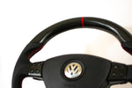 Load image into Gallery viewer, EZT Carbon Fiber-Napa Steering Wheel (VW MK5)
