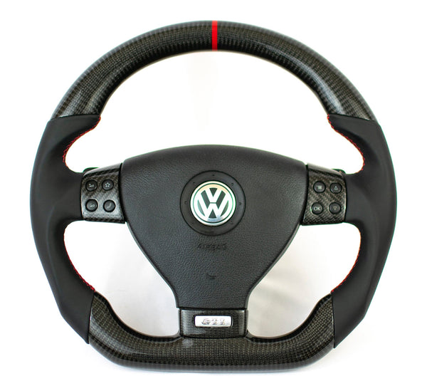 EZT Carbon Fiber-Napa Steering Wheel (VW MK5)