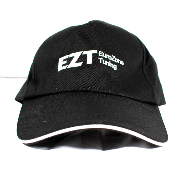 Eurozone Tuning Adjustable Cap in Black with White Embroidering
