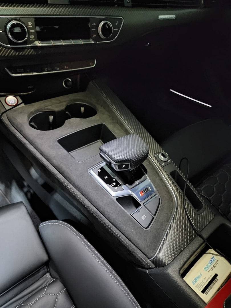 Gray Leather Center Console Armrest For Audi A4 S4 Sedan 2002-2006 – Unbranded, Direct Fit