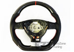 Load image into Gallery viewer, EZT Carbon Fiber-Perforated Steering Wheel (VW MK5)
