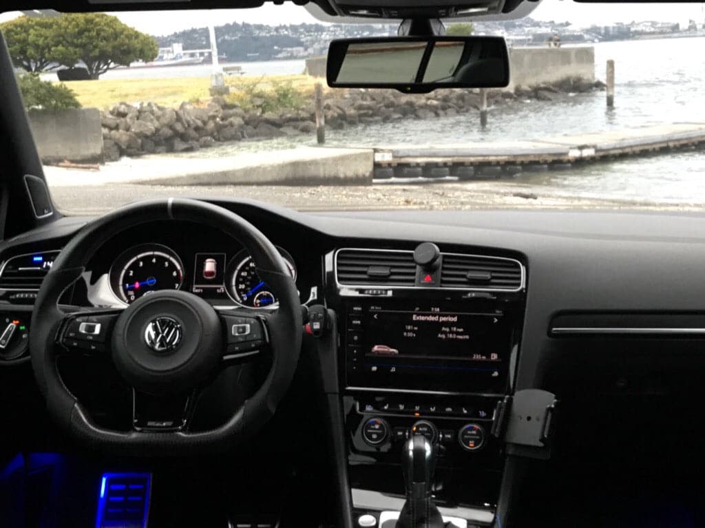 EZT Carbon Fiber-Perforated Steering Wheel (VW MK7/MK7.5)