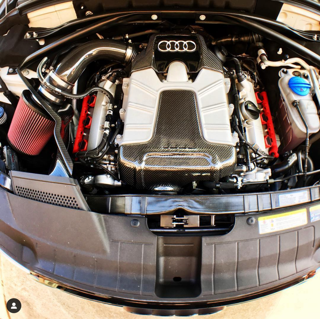 EZT Audi 3.0T S4/S5/A6/A7/Q5/SQ5 Supercharged Carbon Fiber Engine Covers