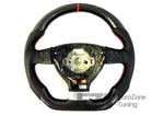 Load image into Gallery viewer, EZT Carbon Fiber-Perforated Steering Wheel (VW MK5)
