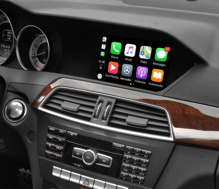 Mercedes-Benz NTG4.5 / NTG4.7 Apple CarPlay & Android Auto Retrofit Kit