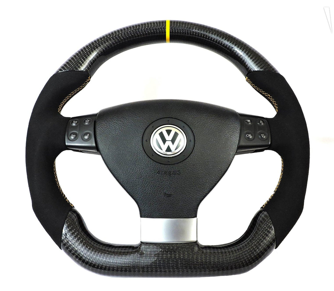 EZT Carbon Fiber-Alcantara Steering Wheel (VW MK5)