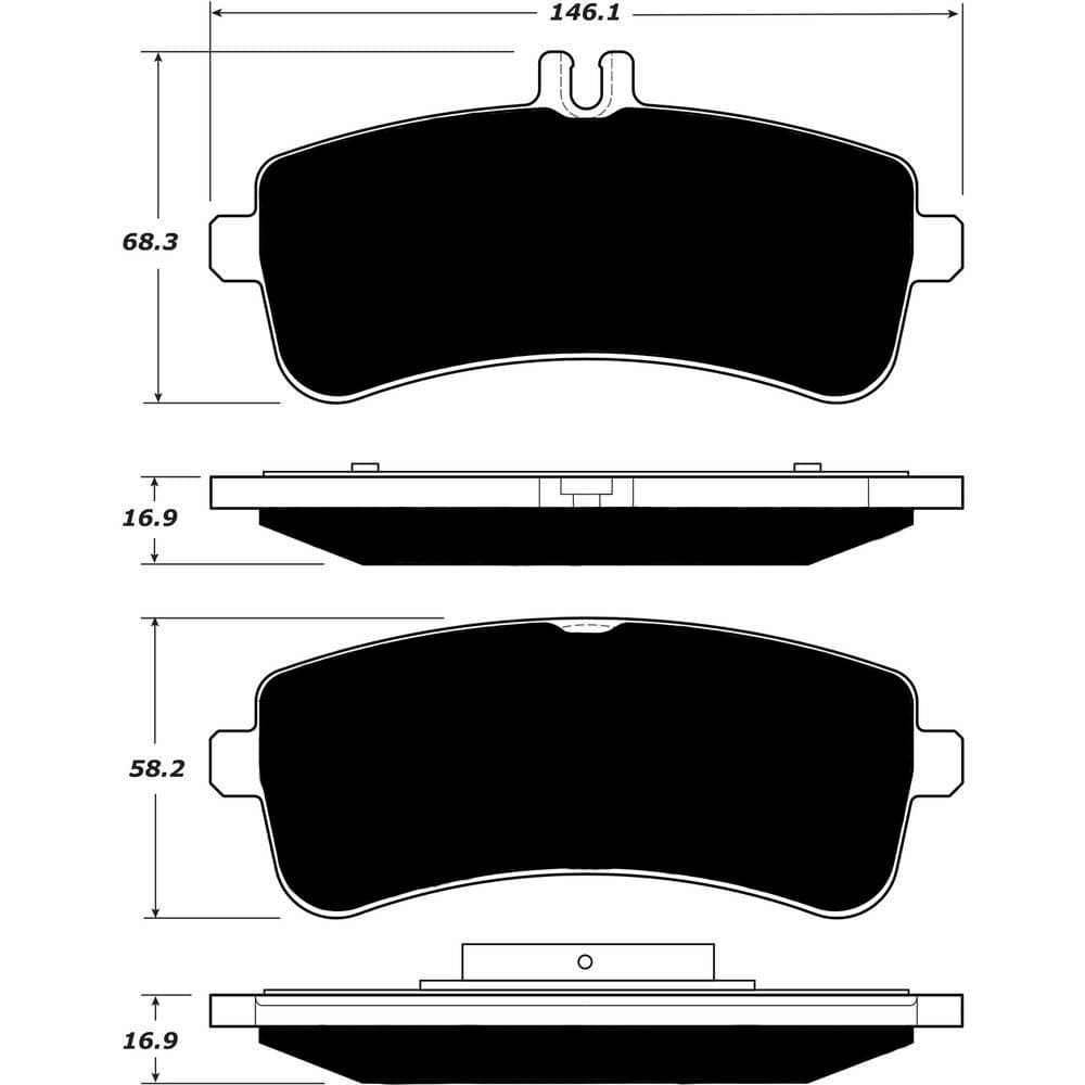 Porterfield R4-S Pads AP1669 (Rear)