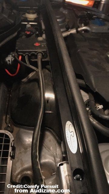 EZT Canyon Run CR15 Front Strut Tower Brace – Audi B8/B8.5 (2008–2016)