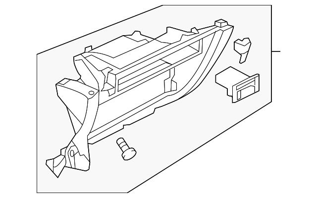 VW MQB Inner Glovebox Assy