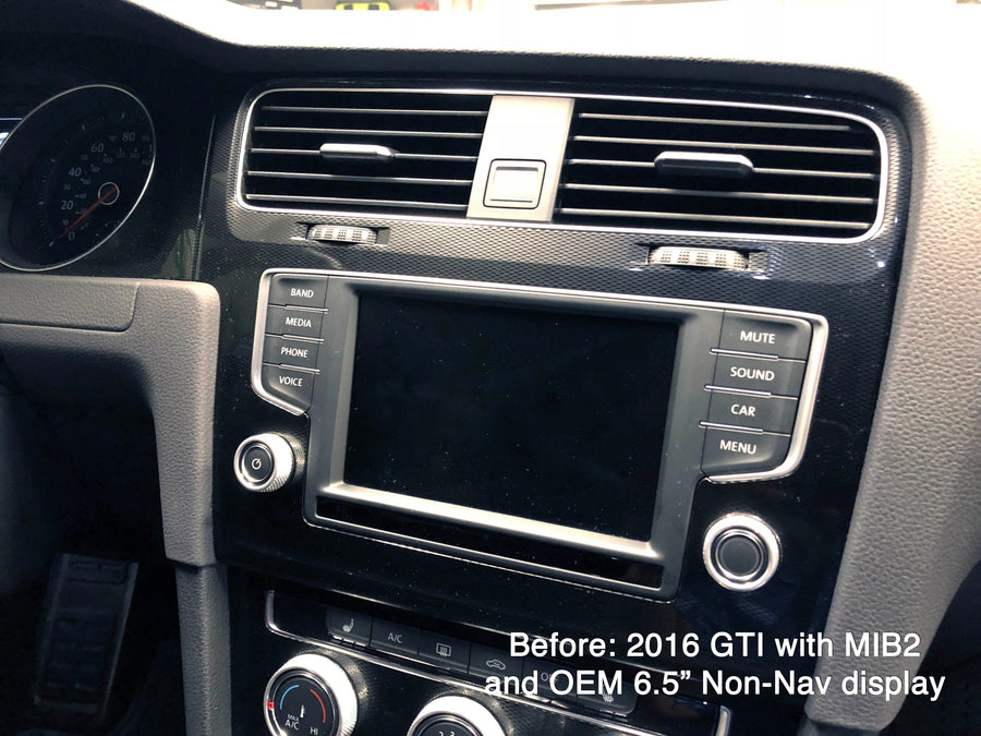 VW MK7 Golf/GTI/Golf R/E-Golf 8" Glass Display Retrofit Kit