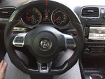 Load image into Gallery viewer, VW MK6 Carbon Edition Steering Wheel (Golf/GLI/GTI/GolfR/ CC/Passat/Tiguan/EOS)
