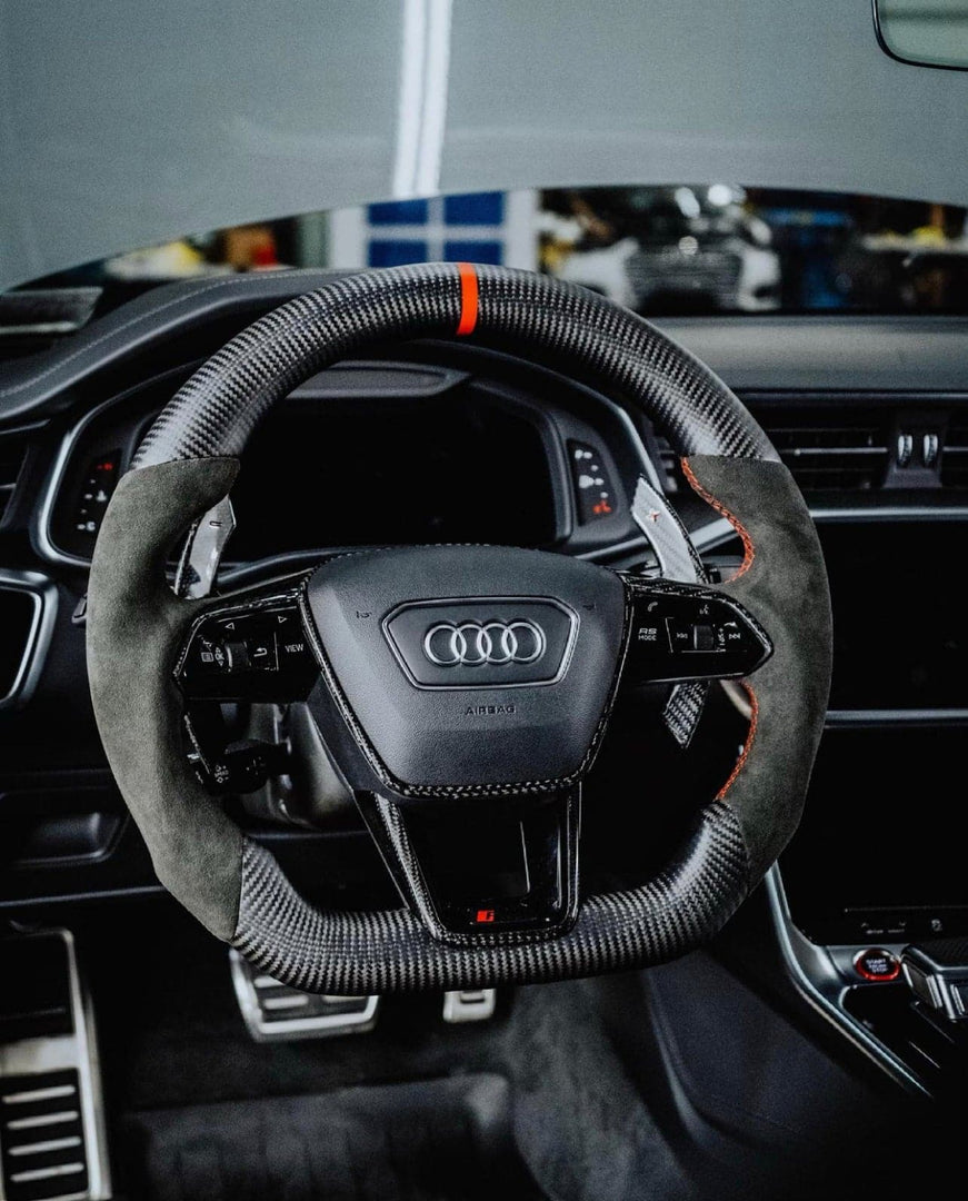 Audi C8 2020+ A6/S6/RS6/A7/S7/RS7 Carbon Edition Steering Wheel