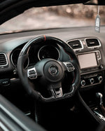 Load image into Gallery viewer, VW MK6 Carbon Edition Steering Wheel (Golf/GLI/GTI/GolfR/ CC/Passat/Tiguan/EOS)
