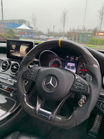 Load image into Gallery viewer, Mercedes Benz AMG W205 C43/C63 GT CLS Carbon Edition Steering Wheel
