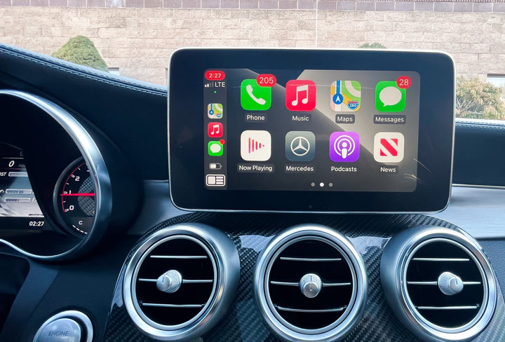 Mercedes-Benz W205 C-Class / GLC (2015-2018) Apple CarPlay & Android Auto Retrofit Kit