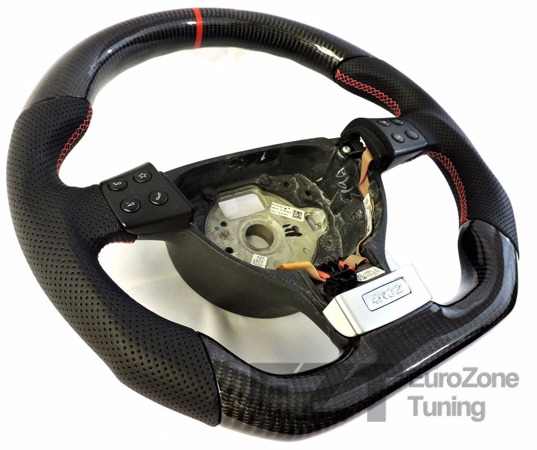 EZT Carbon Fiber-Perforated Steering Wheel (VW MK5)