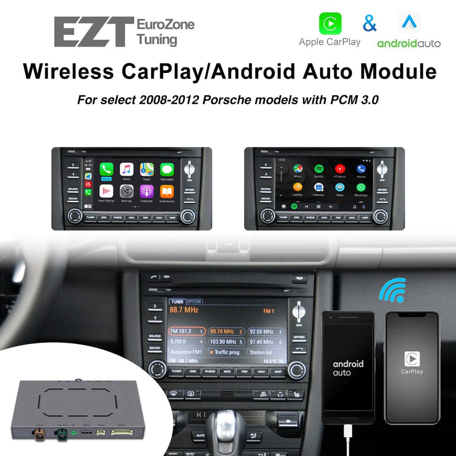 Porsche PCM 3.0 Apple CarPlay & Android Auto Retrofit Kit